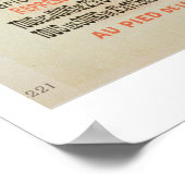 Reproduktion eines Plakats, das die 'Grand Th Poster (Ecke)