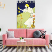 Reproduktion eines Plakats für die Werbung 'Lippin Leinwanddruck (Insitu (Wohnzimmer))