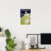 Reproduktion eines Plakats für die Werbung 'Lippin Poster (Heimbüro)