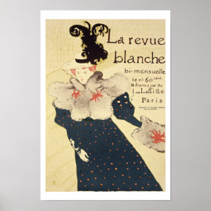 Reproduktion eines Plakats Werbung 'La Revue Bla Poster