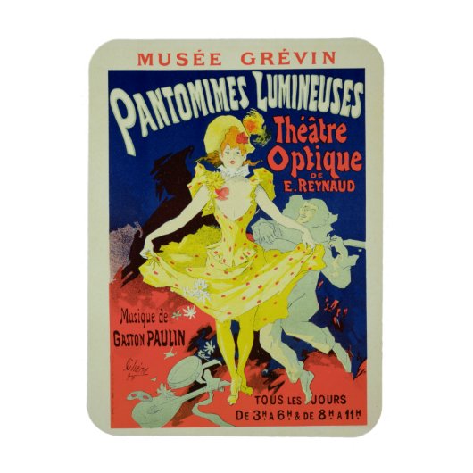 Reproduktion eines Plakats Werbung "Pantomimes L Magnet (Vertikal)