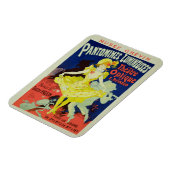 Reproduktion eines Plakats Werbung "Pantomimes L Magnet (Linke Seite)