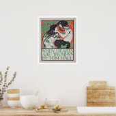 Reproduktion eines Plakats Werbung 'Wenn Herzen Poster (Küche)