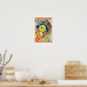 Reproduktion eines Posters Werbung für die Blume F Poster (Küche)