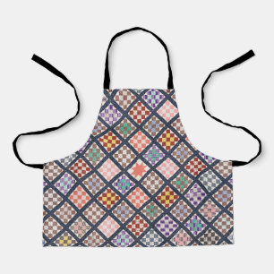 Reproduktion eines Vintagen Quilts aus dem Jahr 18 Schürze
