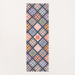 Reproduktion eines Vintagen Quilts aus dem Jahr 18 Yogamatte