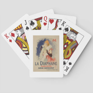 Reproduktion of a advertising 'La Diaphane' Spielkarten