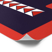 Reproduktion Vintager Ölzeichen Poster (Ecke)