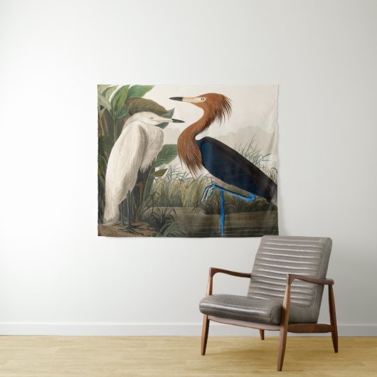 Reproduktion von Lila Heron, 1835 Plate CCLVI Wandteppich (Beispiel (Horizontal))