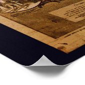 Reproduktionspender aus Turin Poster (Ecke)