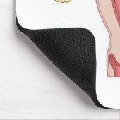 Reproduktionssystem bei Frauen 2 Mousepad (Ecke)