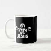 Reps 4 Jesus Gym Christliche Weightout-Workout Kaffeetasse (Links)