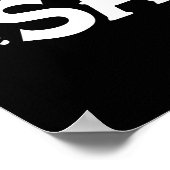 Reps for Santa - Funny Christmas Fitness Poster (Ecke)