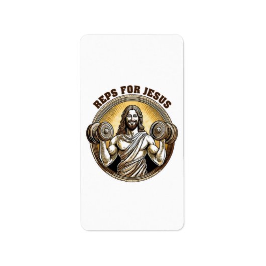 Reps für Jesus Adressaufkleber (Vorne)