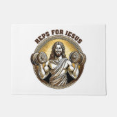 Reps für Jesus Fußmatte (Vorderseite)