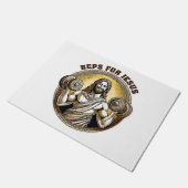 Reps für Jesus Fußmatte (Schrägansicht)