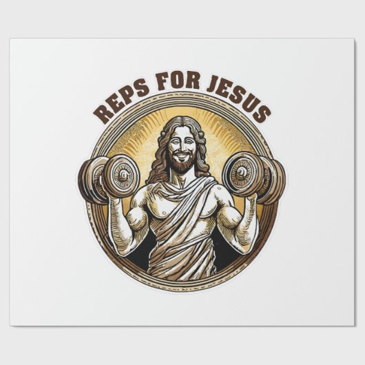 Reps für Jesus Geschenkpapier (Flach)