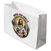 Reps für Jesus Große Geschenktüte (Rückseite Schrägansicht)