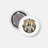 Reps für Jesus Magnet (Vorderseite/Rückseite)