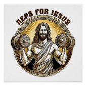 Reps für Jesus Poster (Vorderseite)