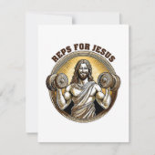 Reps für Jesus RSVP Karte (Vorderseite)