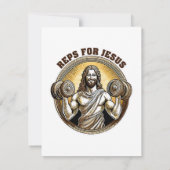 Reps für Jesus RSVP Karte (Rückseite)