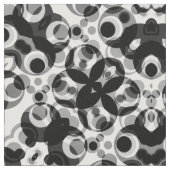 Repsycle Schwarz-weißes geometrisches Stoff (Nahaufnahme)