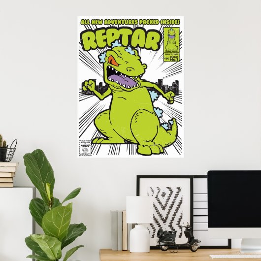 Reptar-Comic Poster (Heimbüro)