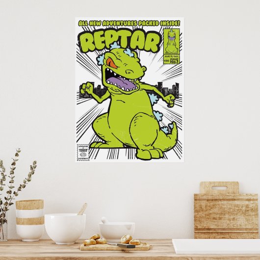 Reptar-Comic Poster (Küche)
