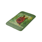 Reptil Animal Art Tortoise Badematte (Schrägansicht)