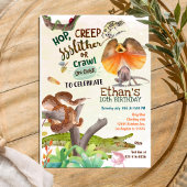 Reptil Birthday Party Einladung