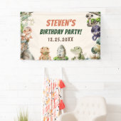 Reptil Kindergeburtstag Party Banner (Insitu)