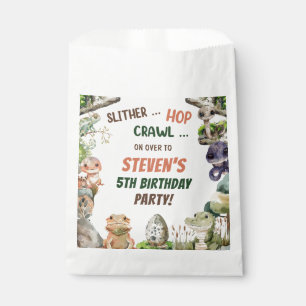 Reptil Kindergeburtstag Party Geschenktütchen