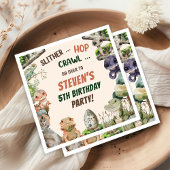 Reptil Kindergeburtstag Party Serviette