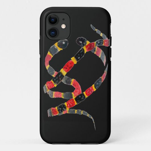 Reptil-Kunst, die Schlangen verdreht Case-Mate iPhone Hülle (Rückseite)