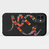 Reptil-Kunst, die Schlangen verdreht Case-Mate iPhone Hülle (Rückseite (Horizontal))