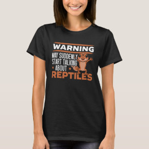 Reptil Leopardgecko  Echse Herpetologie Haustiere  T-Shirt