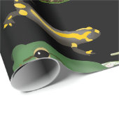 Reptil, Lizards und Amphibienmuster Geschenkpapier (Rolleneckpunkt)