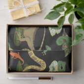 Reptil, Lizards und Amphibienmuster Seidenpapier (Geschenk)