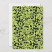 Reptil-Party-Geburtstagseinladung Einladung (Rückseite)