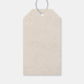 Reptil Show Geburtstagsparty Geschenkanhänger (Rückseite)