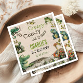 Reptil Show Geburtstagsparty Serviette