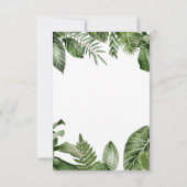 Reptil Slither Crawl Schlange Turtle Geburtstag Dankeskarte (Rückseite)