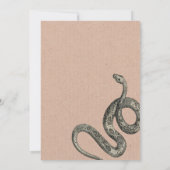 Reptilanimas-Geburtstags-Einladung Einladung (Rückseite)