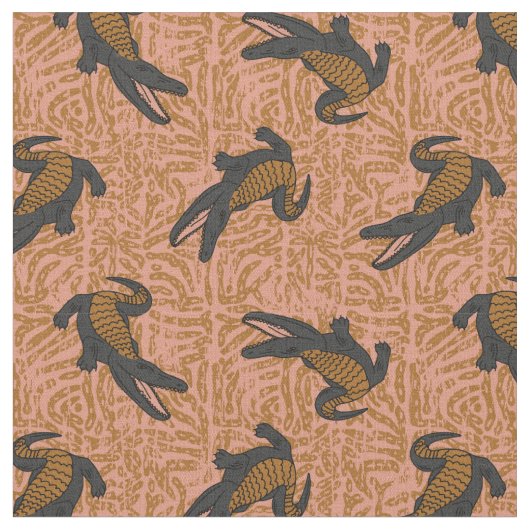 reptile alligator rust  stoff (Nahaufnahme)