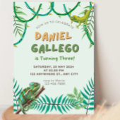 Reptile Birthday Einladung