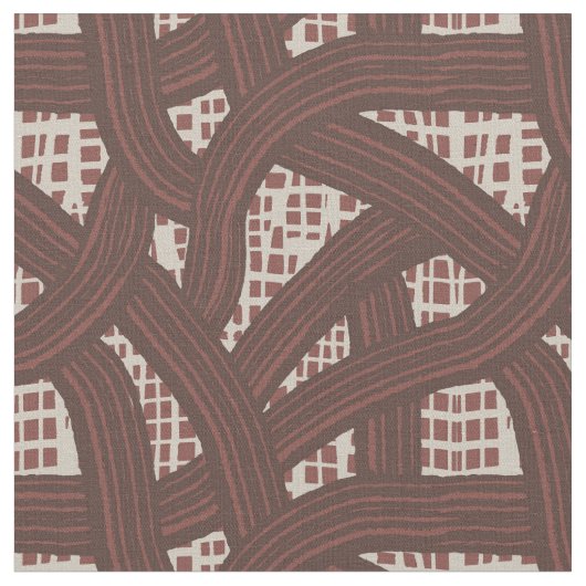 reptile Burgundy lins bold grid stripe texture dar Stoff (Nahaufnahme)