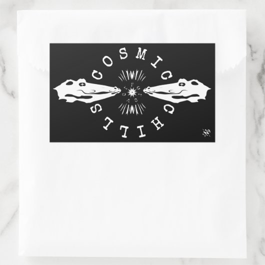 Reptile Catfish Kühlmotto v2 Rechteckiger Aufkleber (Tasche)