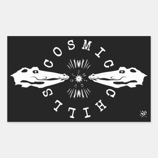 Reptile Catfish Kühlmotto v2 Rechteckiger Aufkleber (Vorderseite)