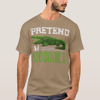 Reptile Costume Zoo Animal Lover Crocodil T-Shirt